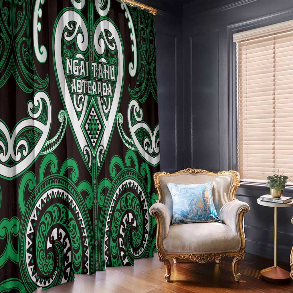 Aotearoa Ngai Tahu Window Curtain Maori Tribal Pattern