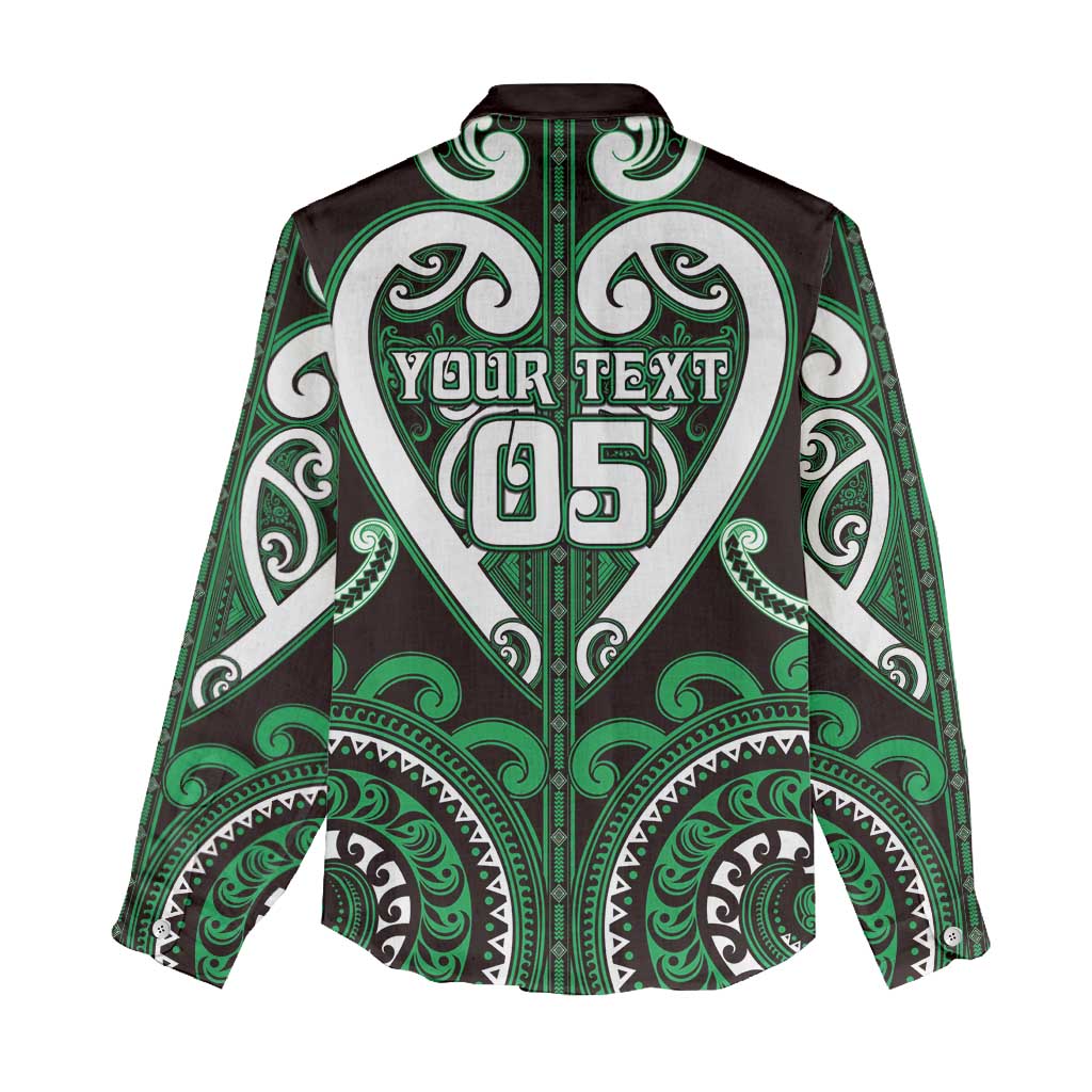 Custom Aotearoa Ngai Tahu Women Casual Shirt Maori Tribal Pattern