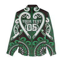 Custom Aotearoa Ngai Tahu Women Casual Shirt Maori Tribal Pattern