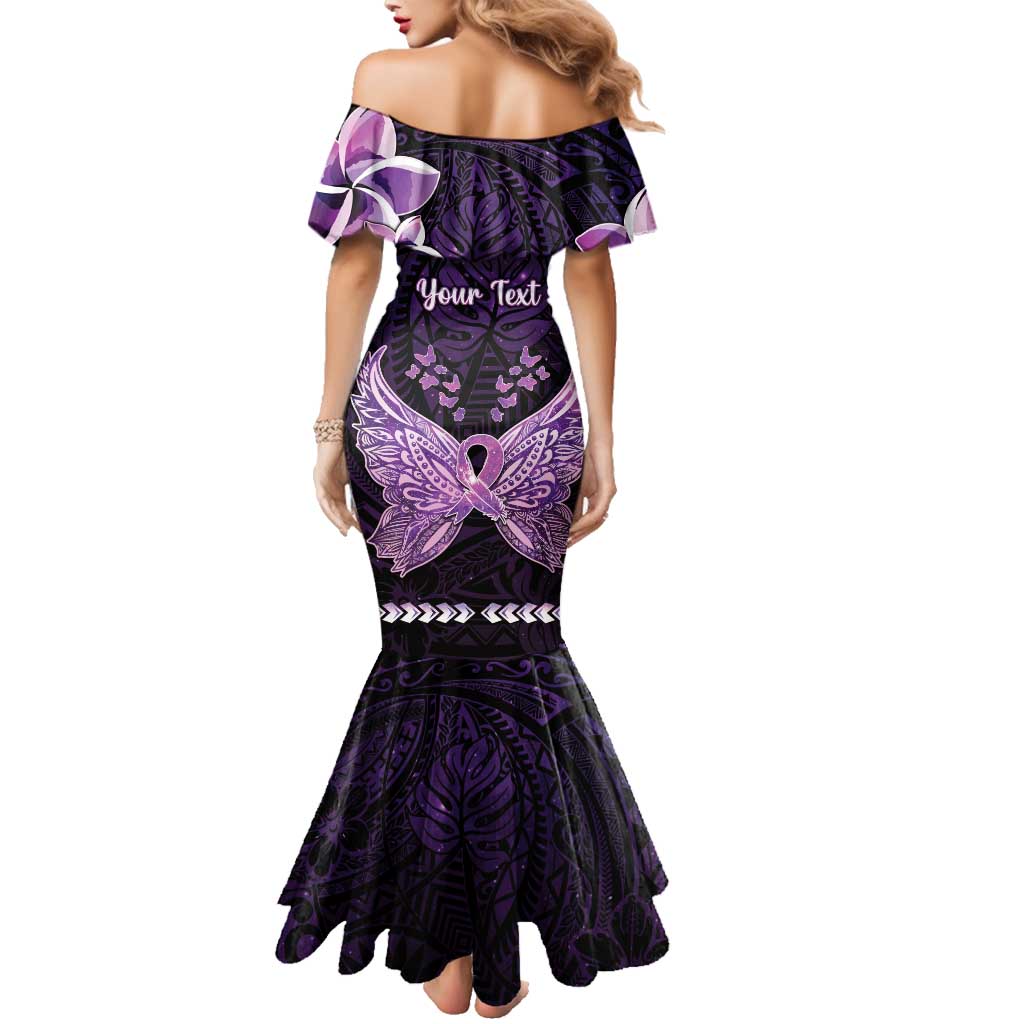 Personalised Alzheimer's Awareness Family Matching Mermaid Dress and Hawaiian Shirt You May Not Remember But I Will Never Forget LT05 - Polynesian Pride