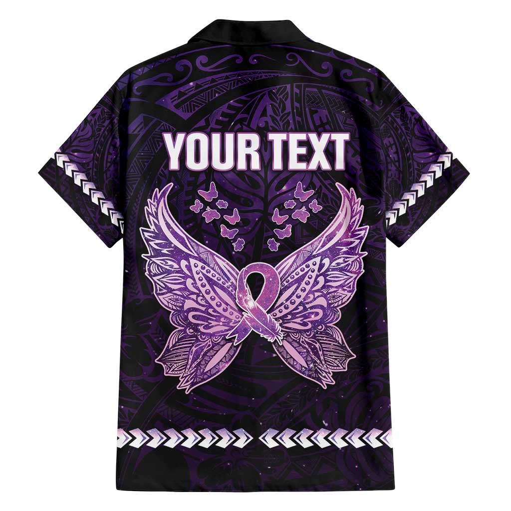 Personalised Alzheimer's Awareness Family Matching Off Shoulder Maxi Dress and Hawaiian Shirt You May Not Remember But I Will Never Forget LT05 - Polynesian Pride