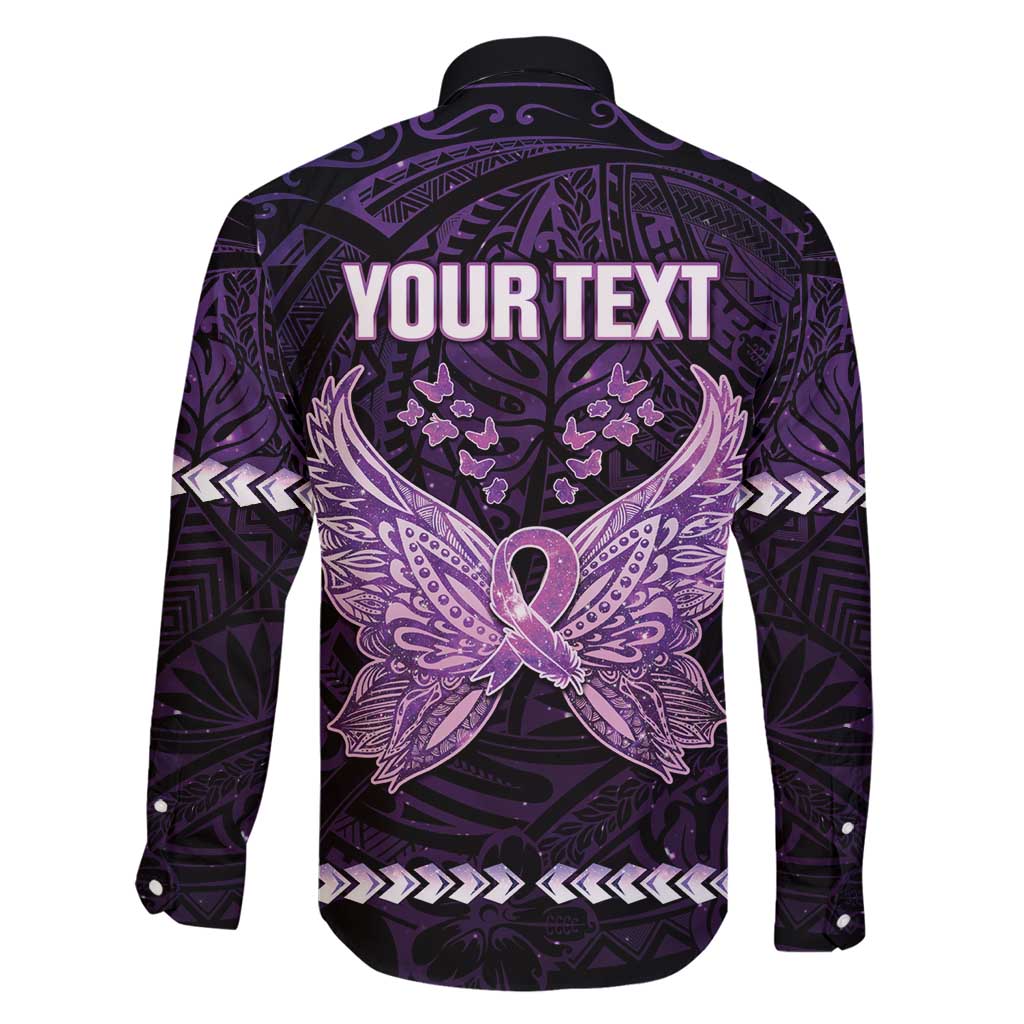 Personalised Alzheimer's Awareness Family Matching Off Shoulder Maxi Dress and Hawaiian Shirt You May Not Remember But I Will Never Forget LT05 - Polynesian Pride