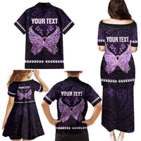 Personalised Alzheimer's Awareness Family Matching Puletasi and Hawaiian Shirt You May Not Remember But I Will Never Forget LT05 - Polynesian Pride