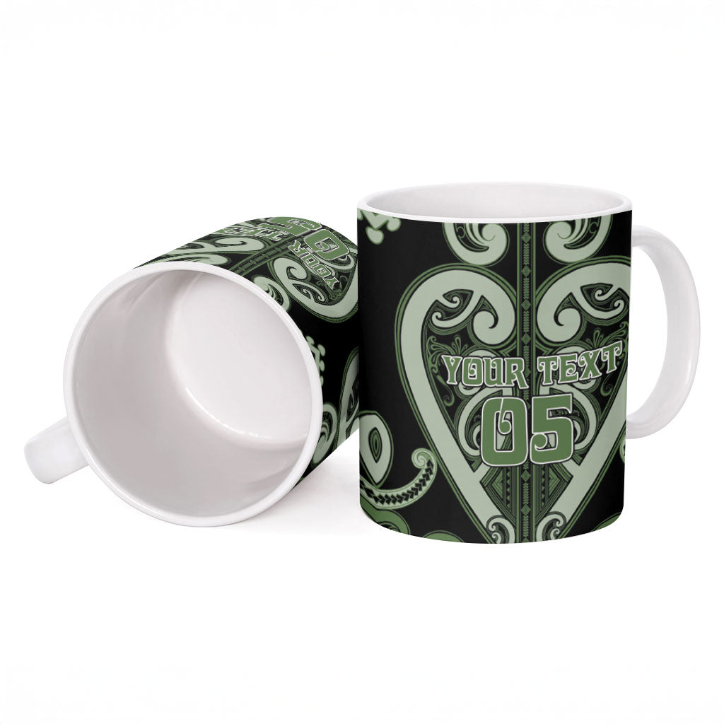 Custom Aotearoa Ngati Awa Ceramic Mug Maori Tribal Pattern LT05 - Polynesian Pride