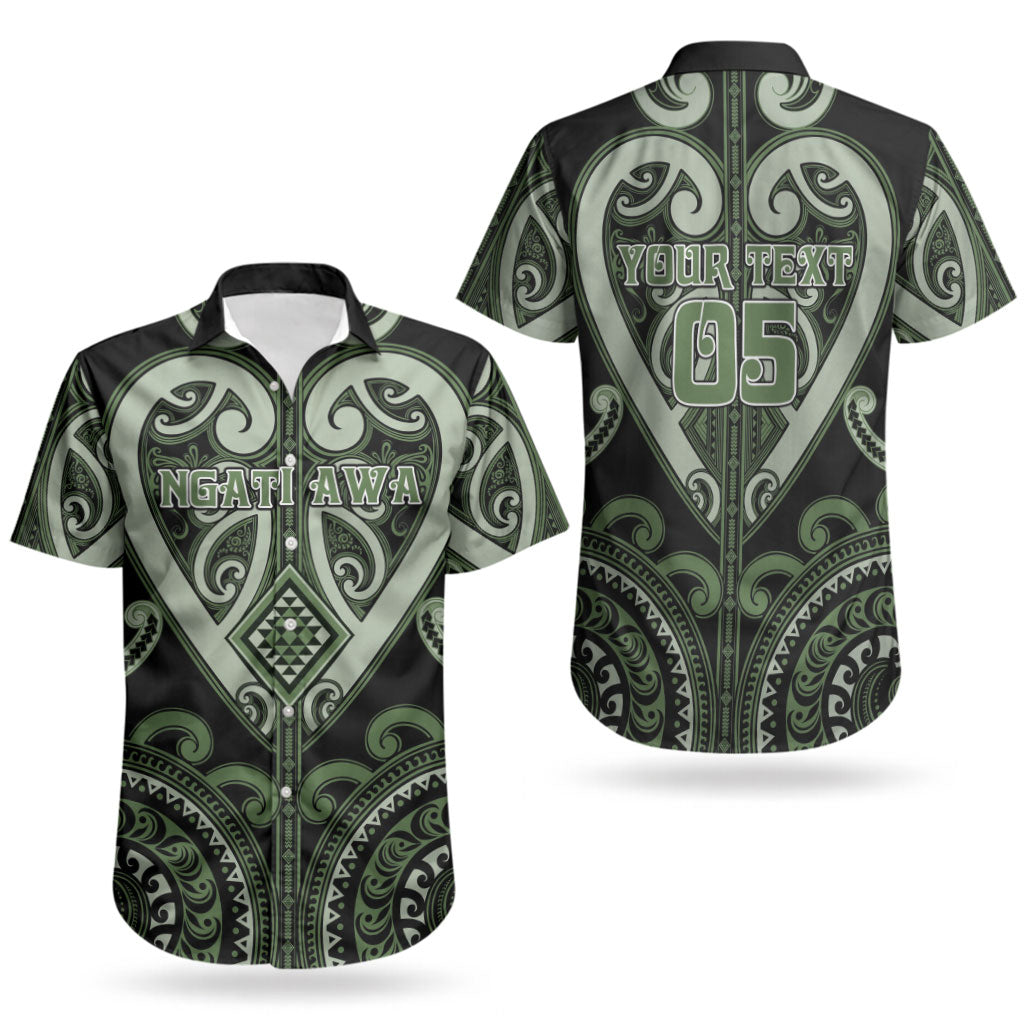 Custom Aotearoa Ngati Awa Couples Matching Mermaid Dress and Hawaiian Shirt Maori Tribal Pattern LT05 - Polynesian Pride