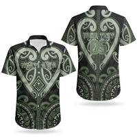 Custom Aotearoa Ngati Awa Couples Matching Puletasi and Hawaiian Shirt Maori Tribal Pattern LT05 - Polynesian Pride