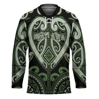 Custom Aotearoa Ngati Awa Hockey Jersey Maori Tribal Pattern LT05 Unisex Green - Polynesian Pride