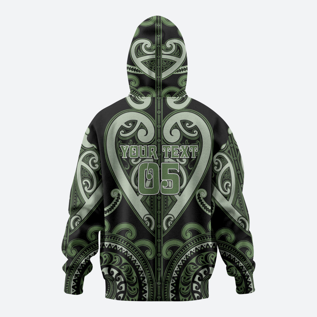 Custom Aotearoa Ngati Awa Hoodie Maori Tribal Pattern LT05 - Polynesian Pride