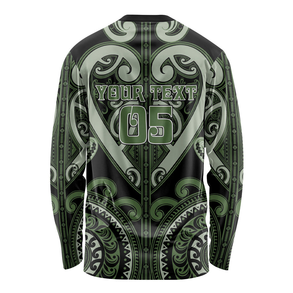 Custom Aotearoa Ngati Awa Long Sleeve Shirt Maori Tribal Pattern LT05 - Polynesian Pride