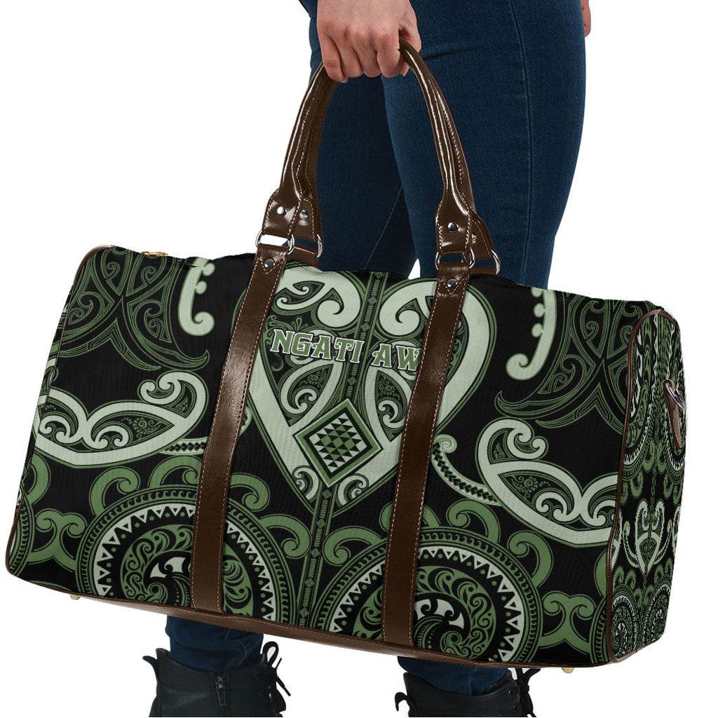 Aotearoa Ngati Awa Travel Bag Maori Tribal Pattern LT05 - Polynesian Pride