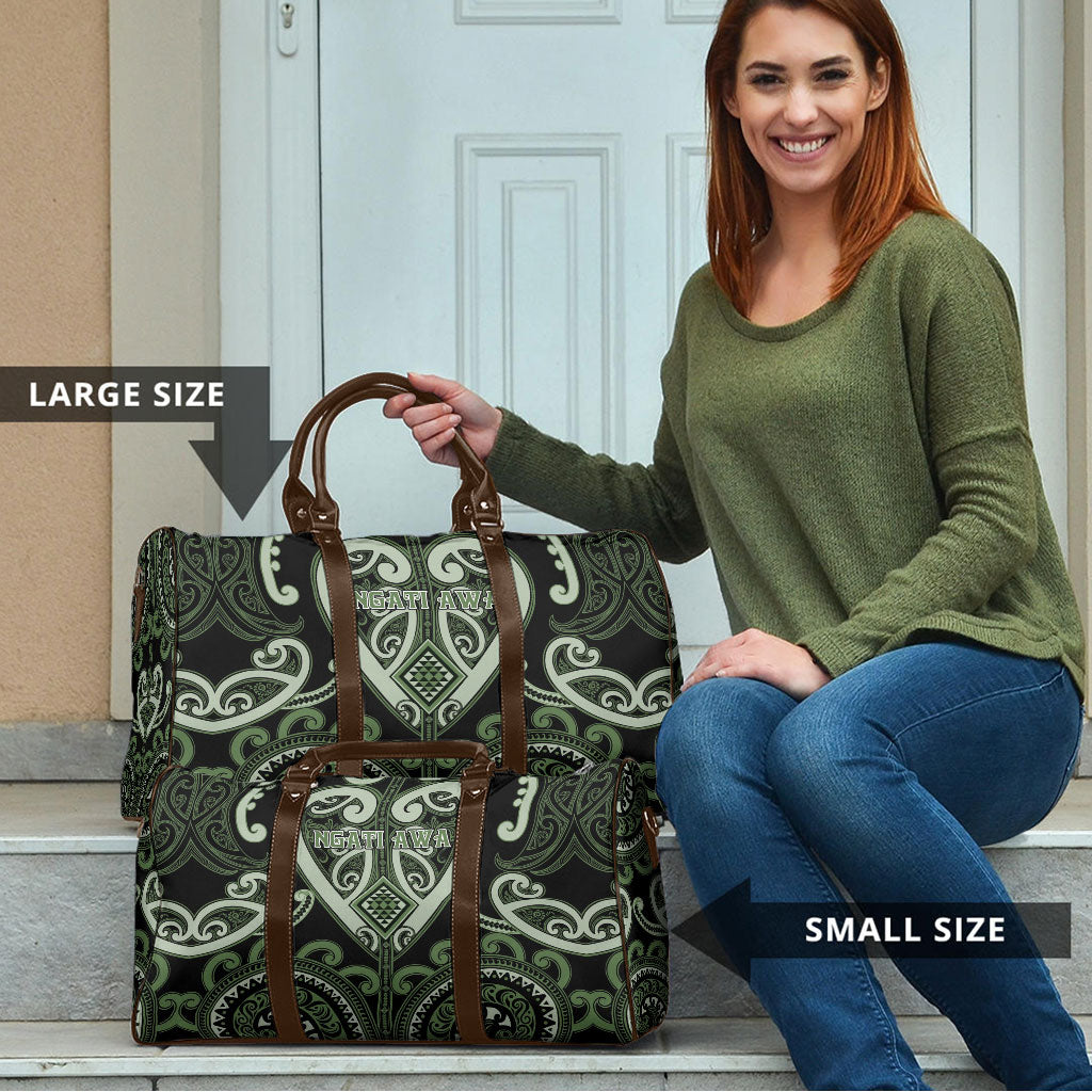 Aotearoa Ngati Awa Travel Bag Maori Tribal Pattern LT05 - Polynesian Pride