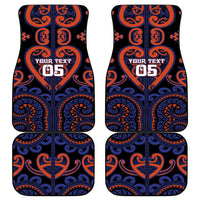 Custom Aotearoa Whakatohea Car Mats Maori Tribal Pattern