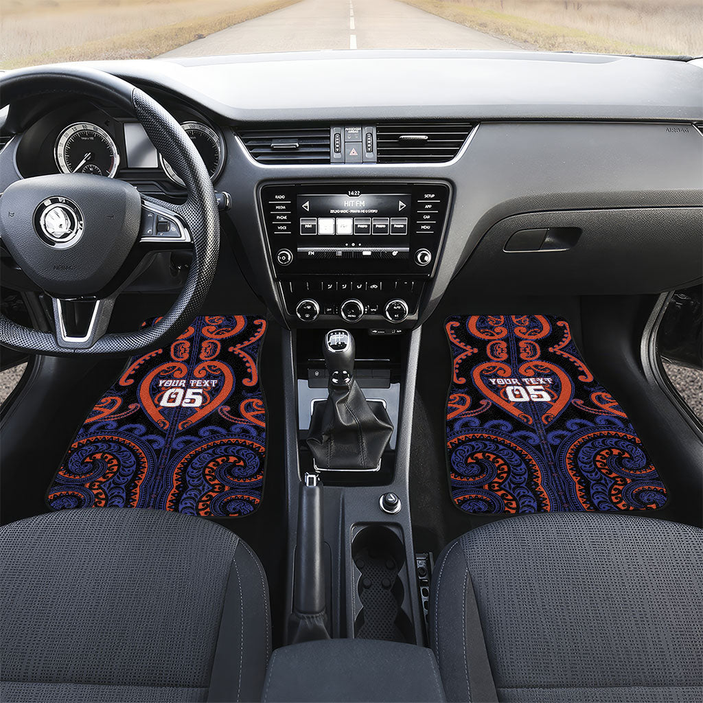 Custom Aotearoa Whakatohea Car Mats Maori Tribal Pattern