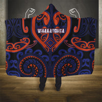 Aotearoa Whakatohea Hooded Blanket Maori Tribal Pattern LT05 - Polynesian Pride