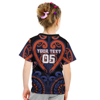 Custom Aotearoa Whakatohea Kid T Shirt Maori Tribal Pattern LT05 - Polynesian Pride