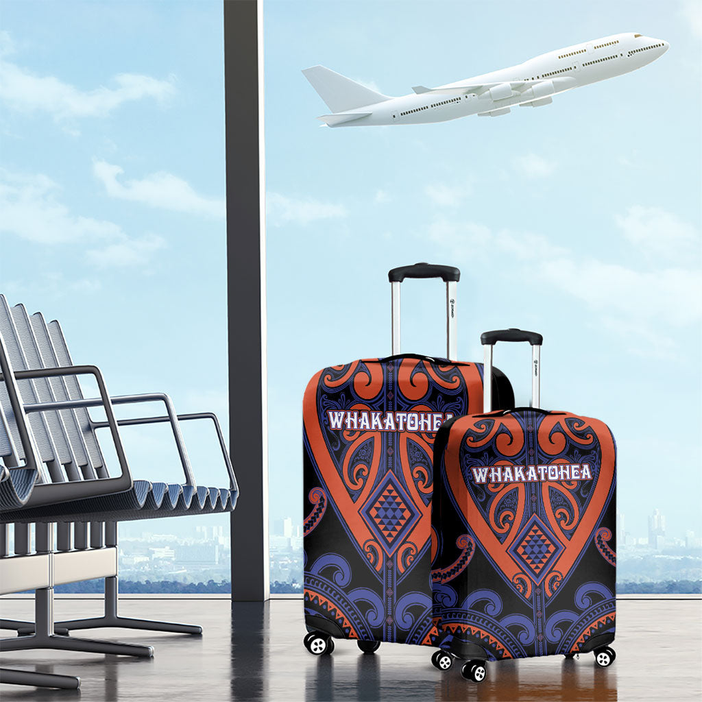Aotearoa Whakatohea Luggage Cover Maori Tribal Pattern LT05 - Polynesian Pride