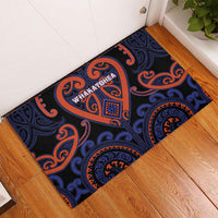 Aotearoa Whakatohea Rubber Doormat Maori Tribal Pattern