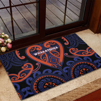 Aotearoa Whakatohea Rubber Doormat Maori Tribal Pattern