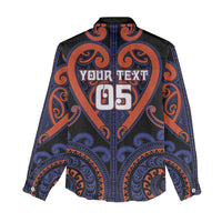Custom Aotearoa Whakatohea Women Casual Shirt Maori Tribal Pattern LT05 - Polynesian Pride