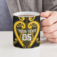 Custom Aotearoa Ngati Whatua Ceramic Mug Maori Tribal Pattern LT05 - Polynesian Pride