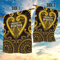 Aotearoa Ngati Whatua Garden Flag Maori Tribal Pattern LT05 - Polynesian Pride