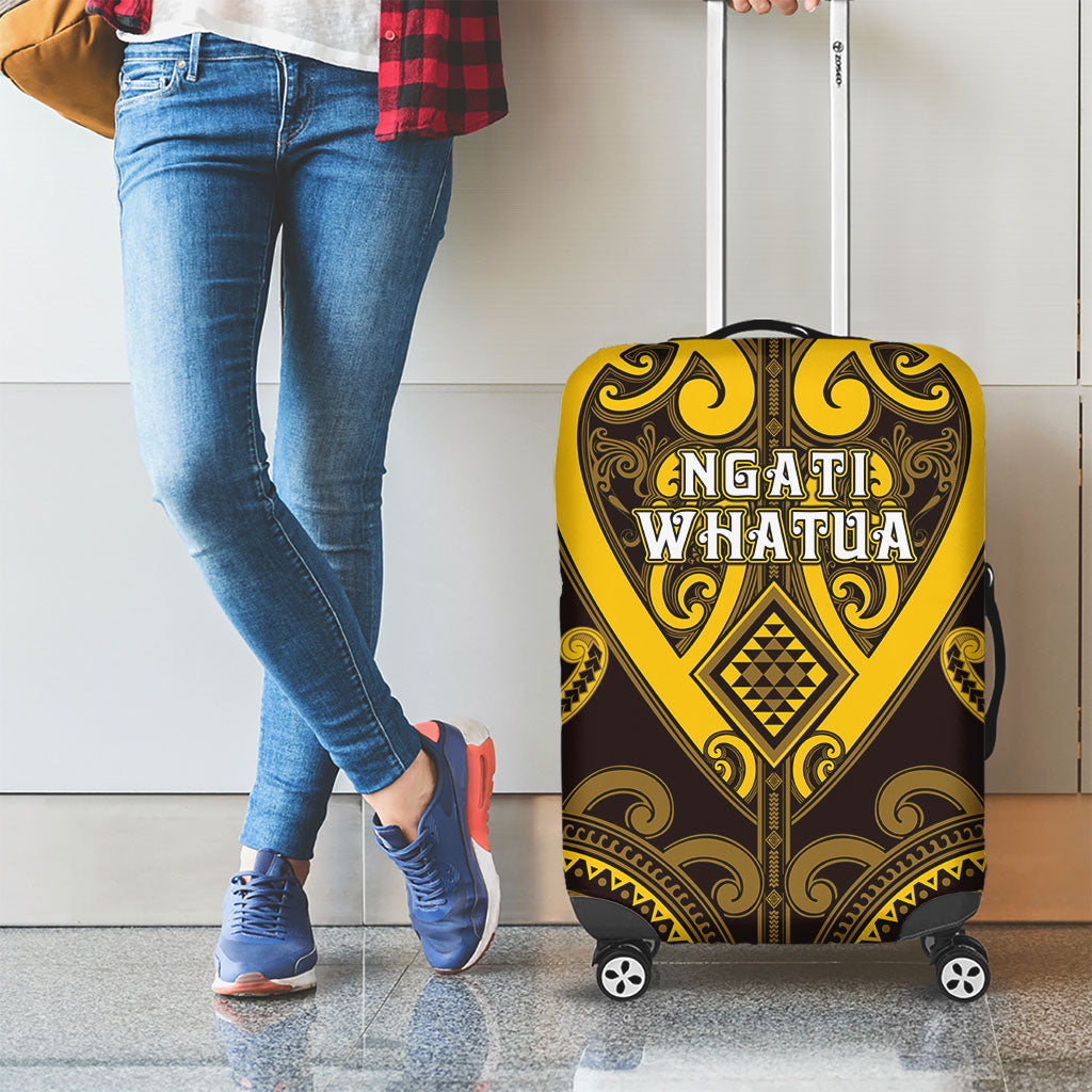 Aotearoa Ngati Whatua Luggage Cover Maori Tribal Pattern LT05 - Polynesian Pride