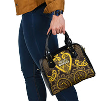 Aotearoa Ngati Whatua Shoulder Handbag Maori Tribal Pattern LT05 - Polynesian Pride