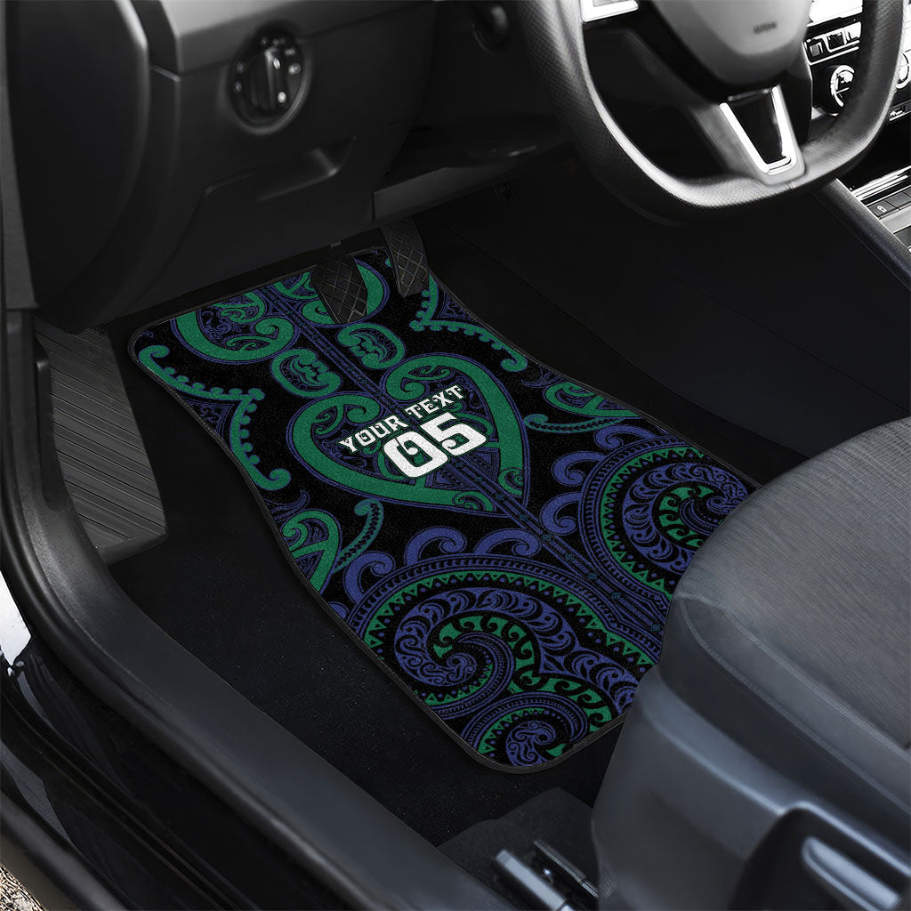 Custom Aotearoa Ngati Pikiao Car Mats Maori Tribal Pattern LT05 - Polynesian Pride