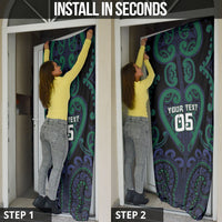 Custom Aotearoa Ngati Pikiao Door Cover Maori Tribal Pattern LT05 - Polynesian Pride