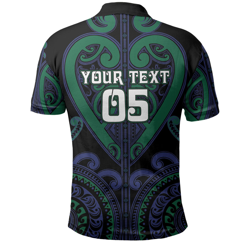 Custom Aotearoa Ngati Pikiao Polo Shirt Maori Tribal Pattern LT05 - Polynesian Pride