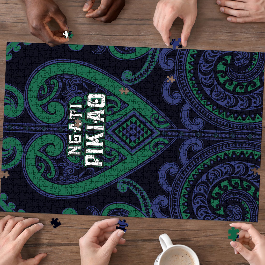 Aotearoa Ngati Pikiao Puzzle Maori Tribal Pattern LT05 - Polynesian Pride