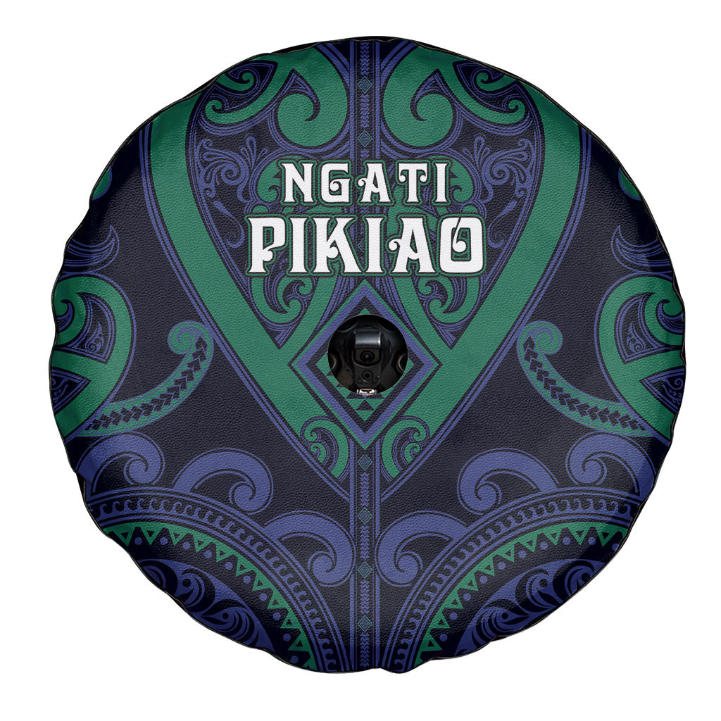 Aotearoa Ngati Pikiao Spare Tire Cover Maori Tribal Pattern LT05 - Polynesian Pride