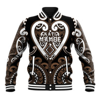 Custom Aotearoa Kati Mamoe Baseball Jacket Maori Tribal Pattern