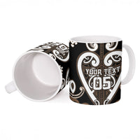 Custom Aotearoa Kati Mamoe Ceramic Mug Maori Tribal Pattern LT05 - Polynesian Pride