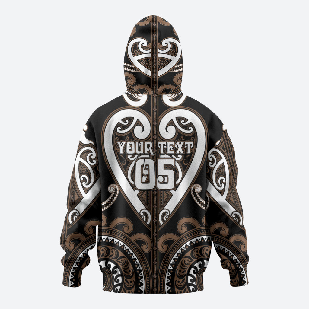 Custom Aotearoa Kati Mamoe Hoodie Maori Tribal Pattern LT05 - Polynesian Pride