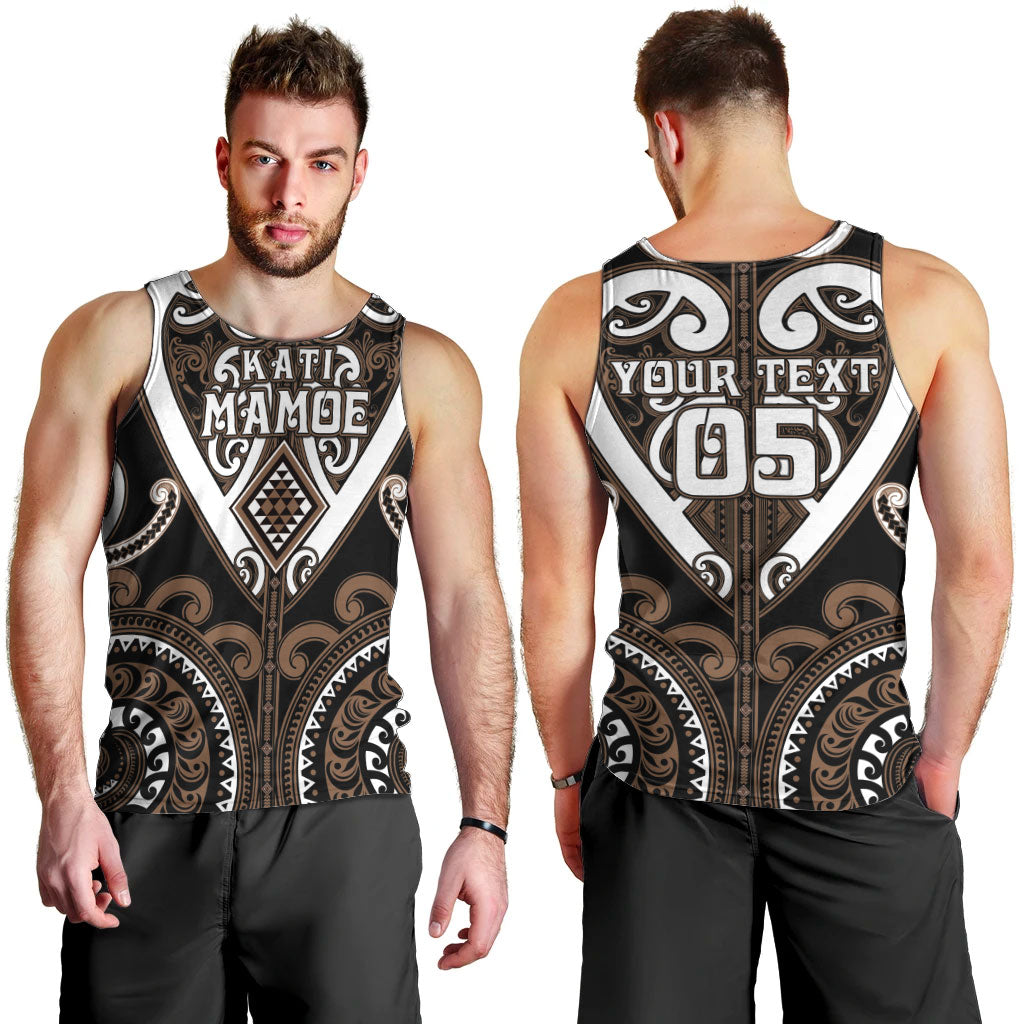 Custom Aotearoa Kati Mamoe Men Tank Top Maori Tribal Pattern LT05 - Polynesian Pride