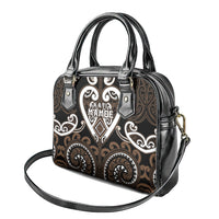 Aotearoa Kati Mamoe Shoulder Handbag Maori Tribal Pattern LT05 - Polynesian Pride