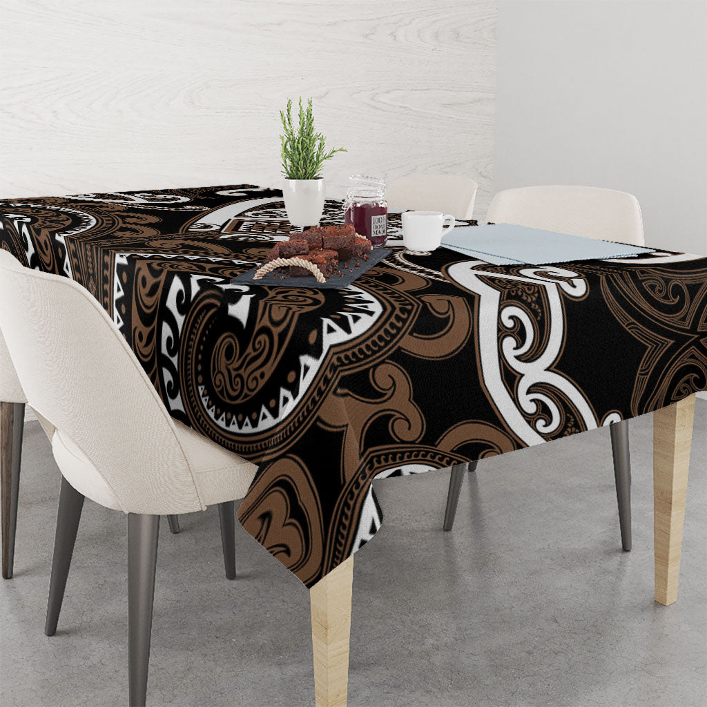 Aotearoa Kati Mamoe Tablecloth Maori Tribal Pattern LT05 - Polynesian Pride