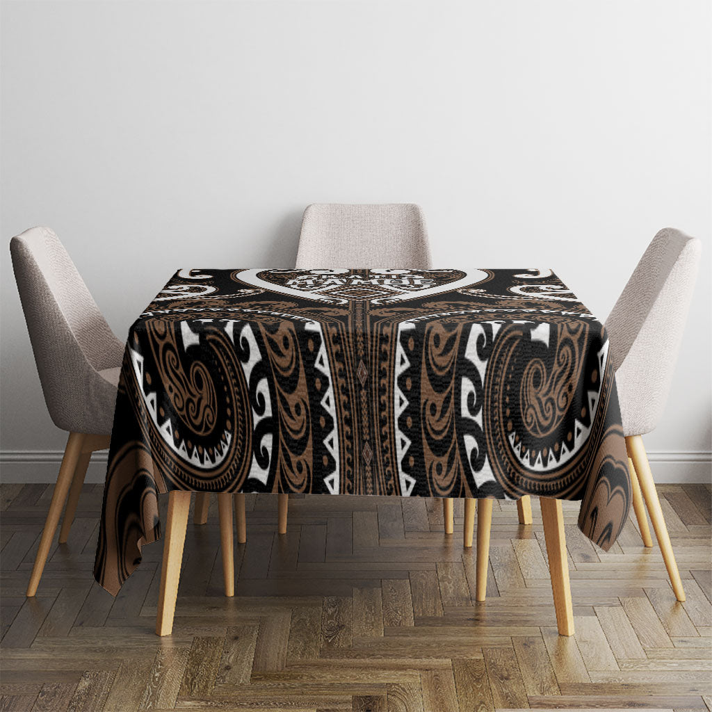 Aotearoa Kati Mamoe Tablecloth Maori Tribal Pattern LT05 - Polynesian Pride