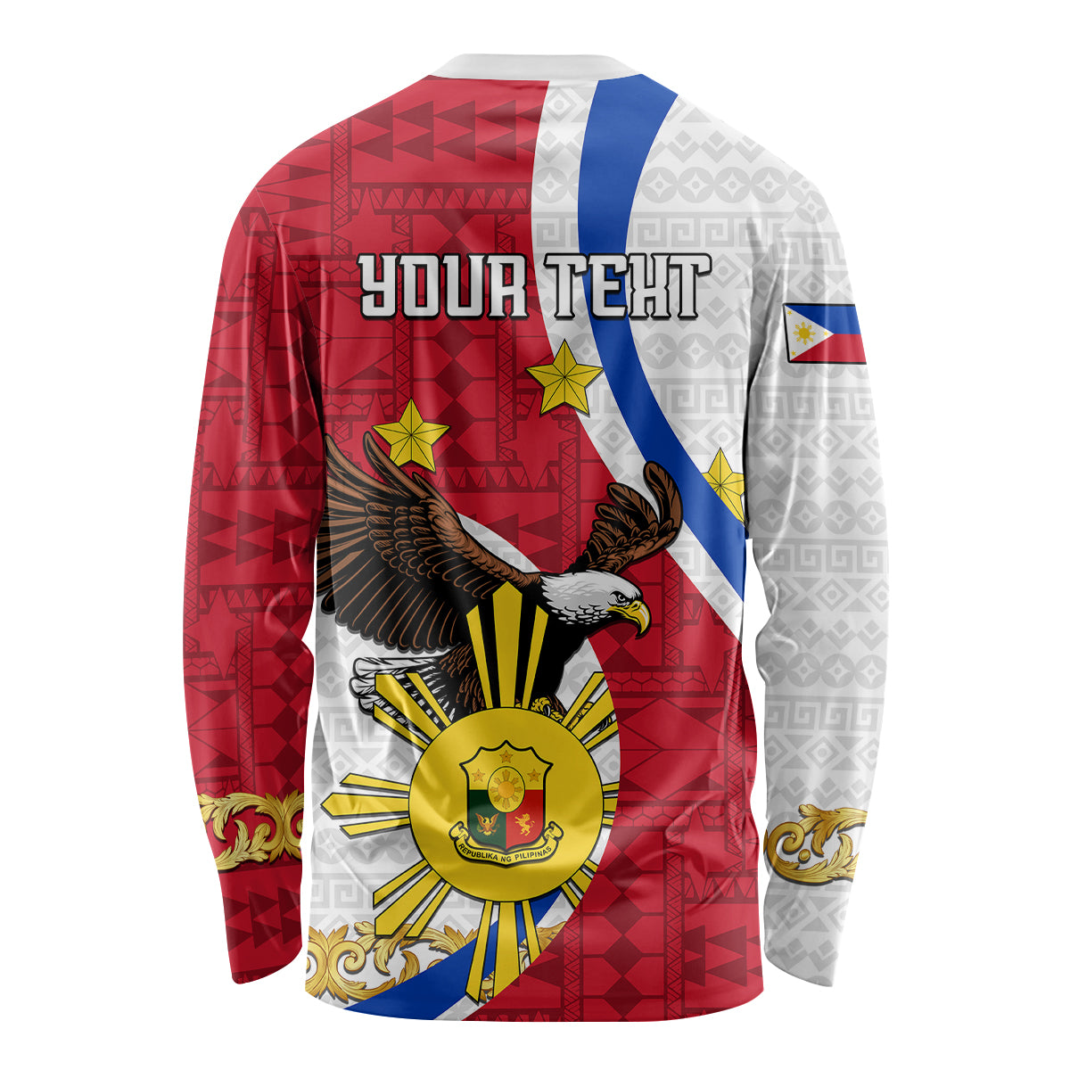 personalized-philippines-long-sleeve-shirt-the-eight-rayed-sun-bald-eagle-polynesian-pattern