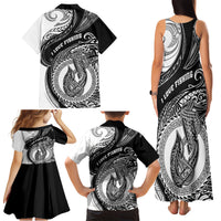 Go Fishing Family Matching Tank Maxi Dress and Hawaiian Shirt Polynesian Pattern LT05 - Polynesian Pride