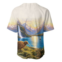 New Zealand Flag Baseball Jersey Scenic Nature LT05 - Polynesian Pride