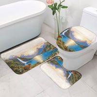 New Zealand Flag Bathroom Set Scenic Nature LT05 - Polynesian Pride