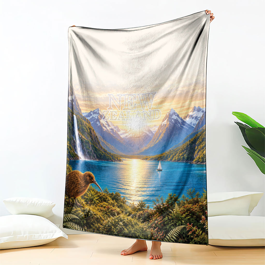 New Zealand Flag Blanket Scenic Nature LT05 - Polynesian Pride