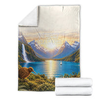 New Zealand Flag Blanket Scenic Nature LT05 - Polynesian Pride