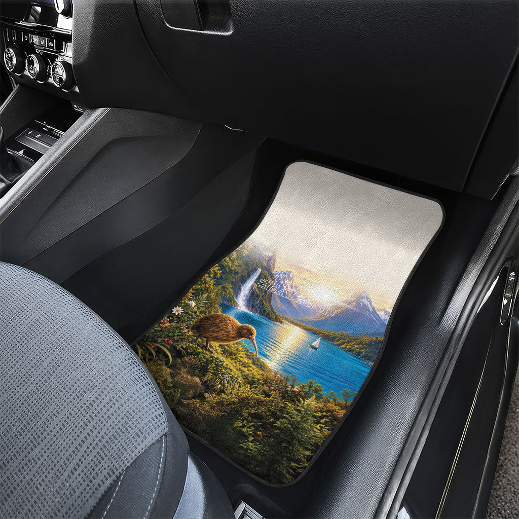 New Zealand Flag Car Mats Scenic Nature LT05 - Polynesian Pride