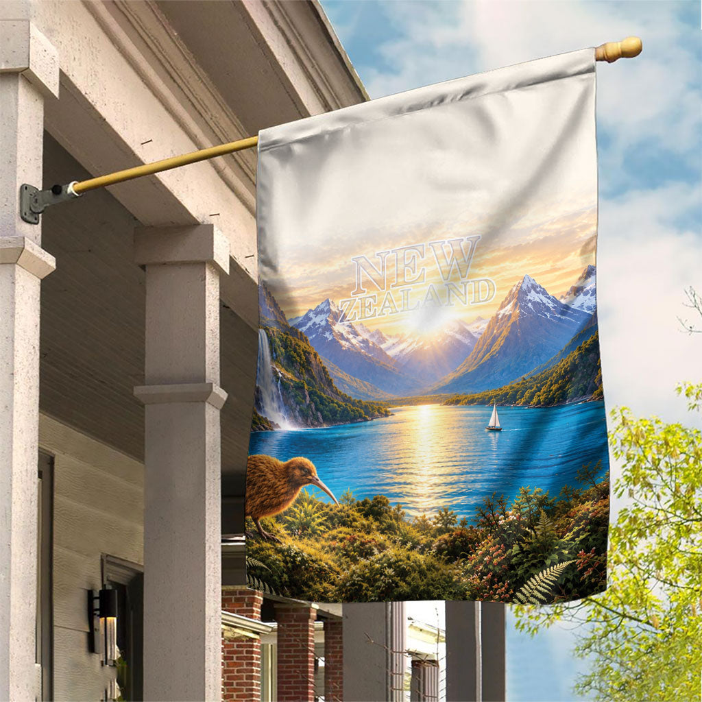 New Zealand Flag Garden Flag Scenic Nature LT05 House Flag Multicolor - Polynesian Pride