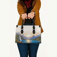 New Zealand Flag Leather Bag Scenic Nature LT05 - Polynesian Pride