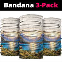 New Zealand Flag Neck Gaiter Scenic Nature LT05 package One Size: 25*50cm Multicolor - Polynesian Pride