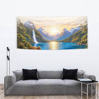 New Zealand Flag Tapestry Scenic Nature LT05 - Polynesian Pride